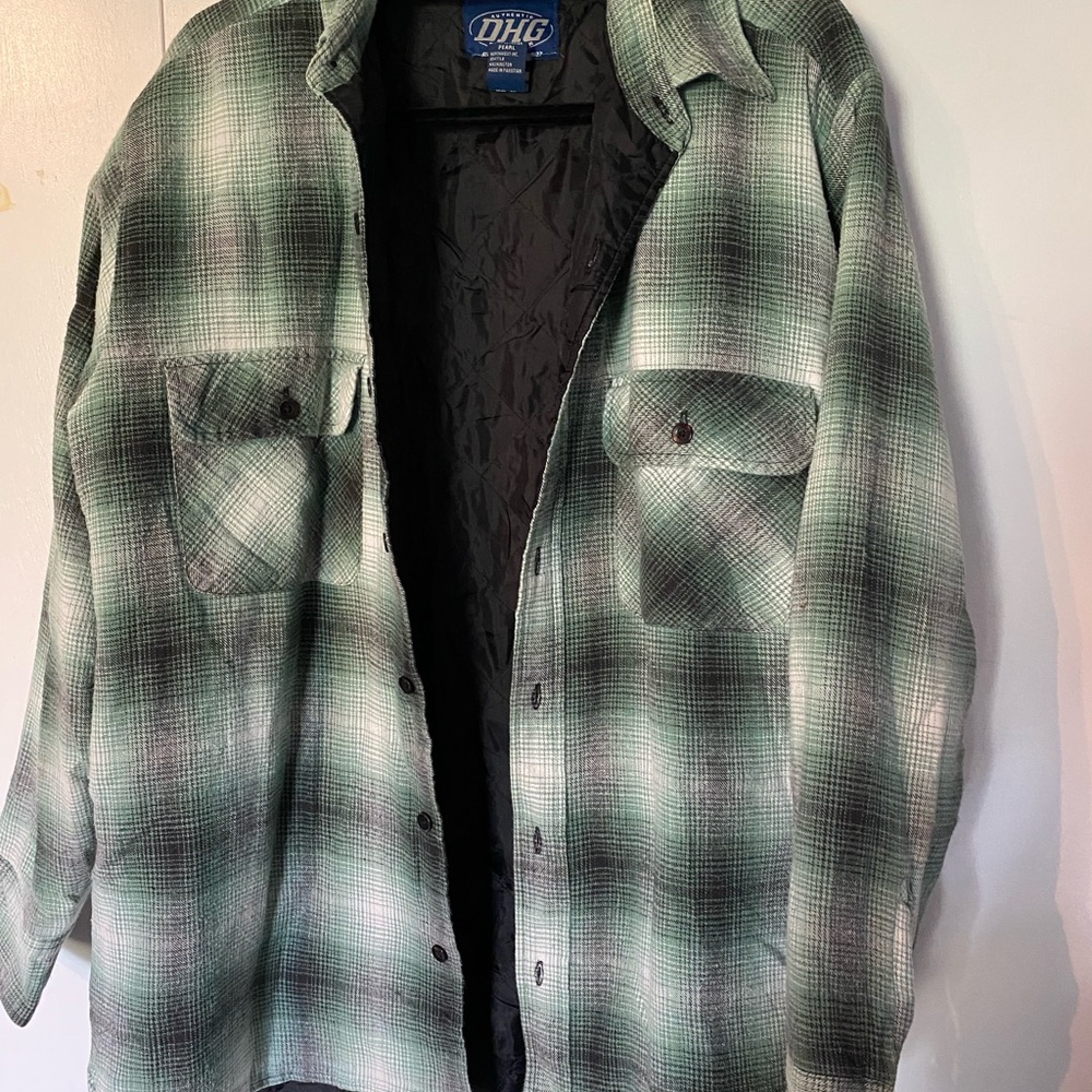 Men's plaid shacket